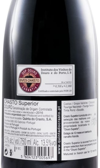 2016 Quinta do Crasto Superior tinto