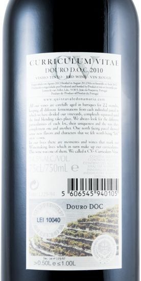 2010 Curriculum Vitae tinto