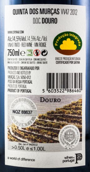 2012 Quinta dos Murças VV47 tinto