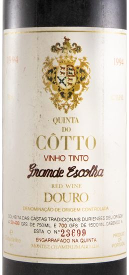 1994 Quinta do Côtto Grande Escolha red