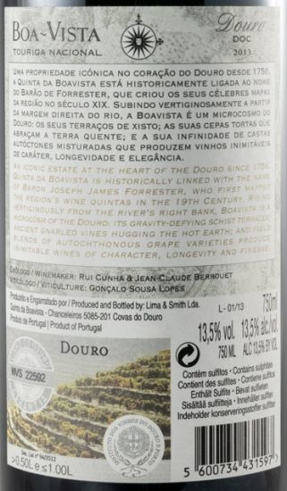2013 Boa-Vista Touriga Nacional tinto