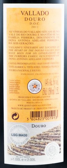 2011 Vallado tinto 1,5L