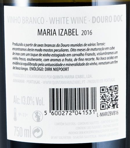 2016 Maria Izabel white