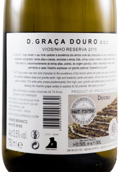 2015 Dona Graça Viosinho white