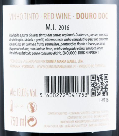 2016 Quinta Maria Izabel MI red