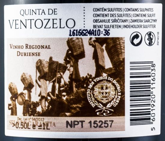 2014 Quinta de Ventozelo Syrah Oaked tinto