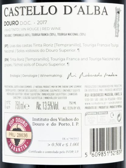 2017 Castello D'Alba red