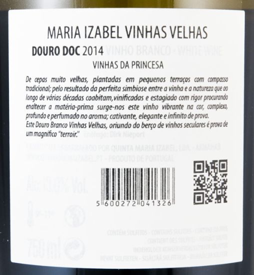 2014 Maria Izabel Vinhas da Princesa Vinhas Velhas white