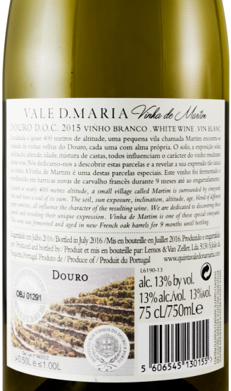 2015 Vale D. Maria Vinha de Martim branco