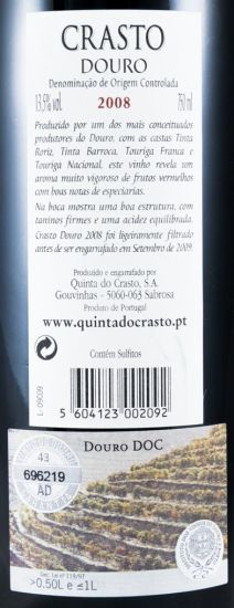 2008 Crasto tinto