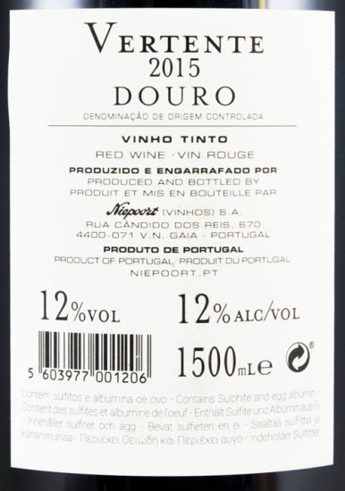 2015 Niepoort Vertente tinto 1,5L