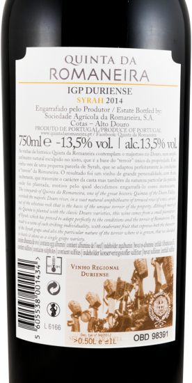 2014 Quinta da Romaneira Syrah red
