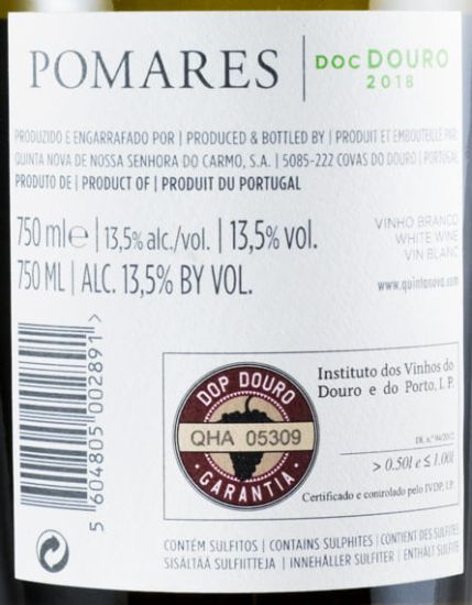 2018 Quinta Nova Pomares white