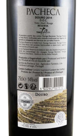 2014 Quinta da Pacheca Tony Carreira Reserva red