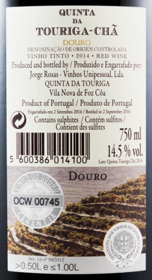 2014 Quinta da Touriga-Chã tinto