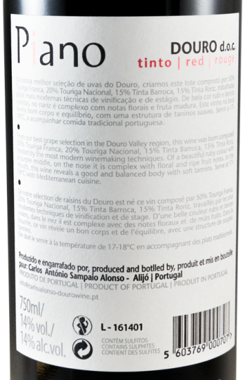 2016 Piano tinto