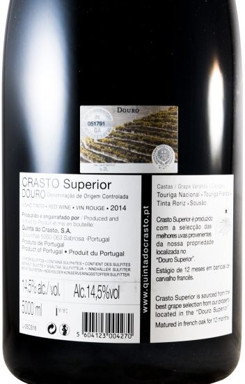 2014 Crasto Superior tinto 5L