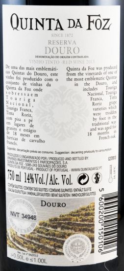 2013 Quinta da Foz Vinhas Velhas Reserva tinto