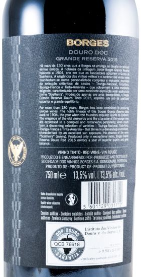 2015 Borges Grande Reserva Douro tinto