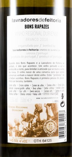 2016 Lavradores de Feitoria Bons Rapazes white