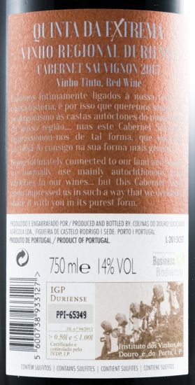 2015 Quinta da Extrema Cabernet Sauvignon red