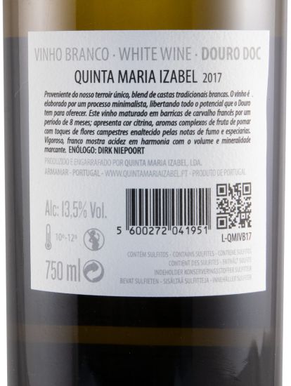 2017 Quinta Maria Izabel branco