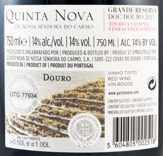 2015 Quinta Nova Grande Reserva tinto