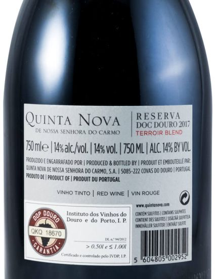 2017 Quinta Nova Terroir Blend Reserva tinto