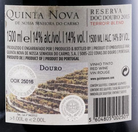 2015 Quinta Nova Terroir Blend Reserva red 1.5L