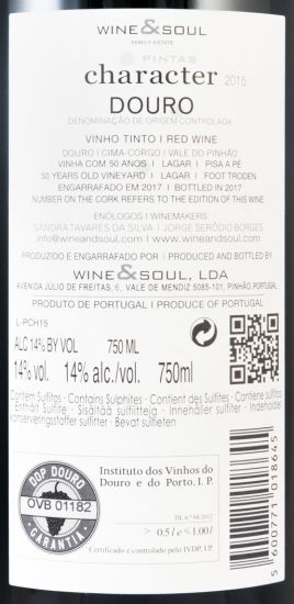 2015 Pintas Character tinto