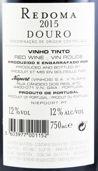 2015 Niepoort Redoma red