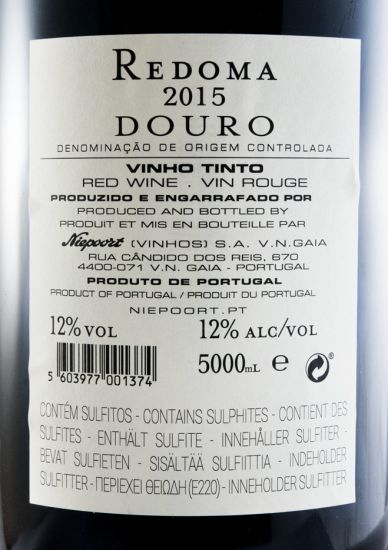 2015 Niepoort Redoma tinto 5L