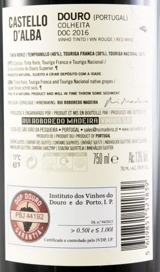 2016 Castello D'Alba tinto