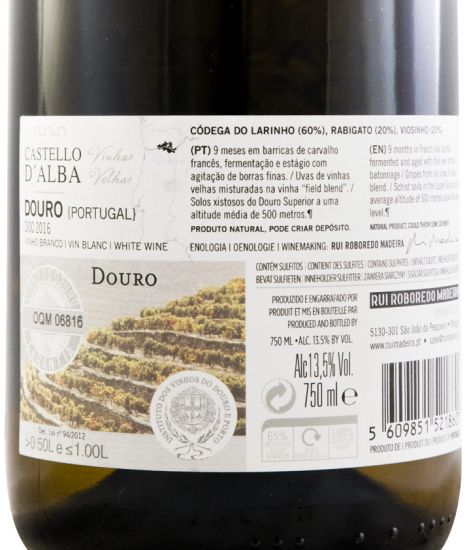 2016 Castello D'Alba Vinhas Velhas Grande Reserva branco