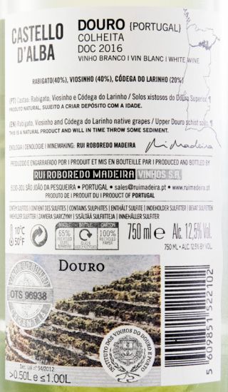 2016 Castello D'Alba white