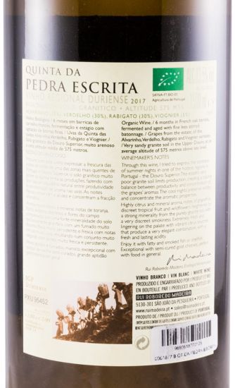 2017 Quinta da Pedra Escrita organic white