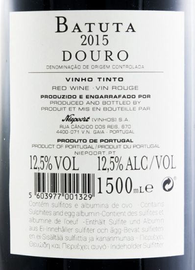 2015 Niepoort Batuta tinto 1,5L