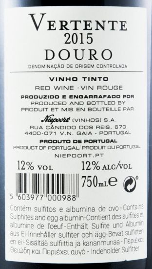 2015 Niepoort Vertente red