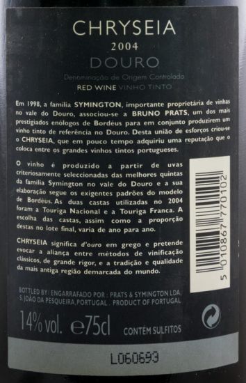 2004 Chryseia tinto