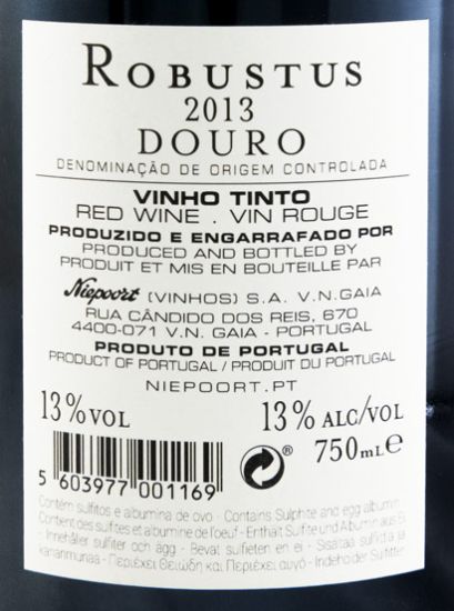 2013 Niepoort Robustus red
