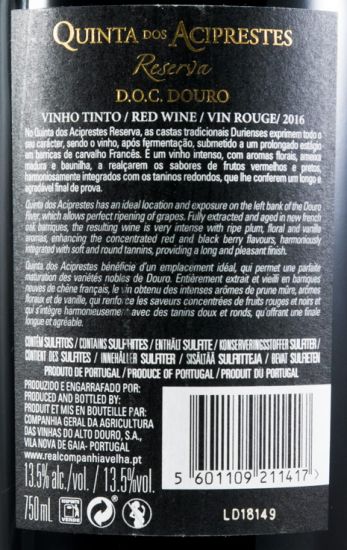 2016 Quinta dos Aciprestes Reserva red