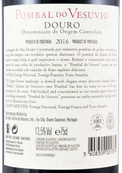 2016 Pombal do Vesuvio tinto
