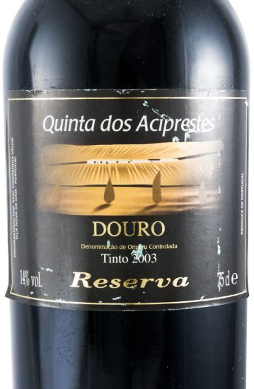 2003 Quinta dos Aciprestes Reserva tinto