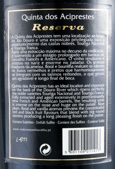 2003 Quinta dos Aciprestes Reserva tinto