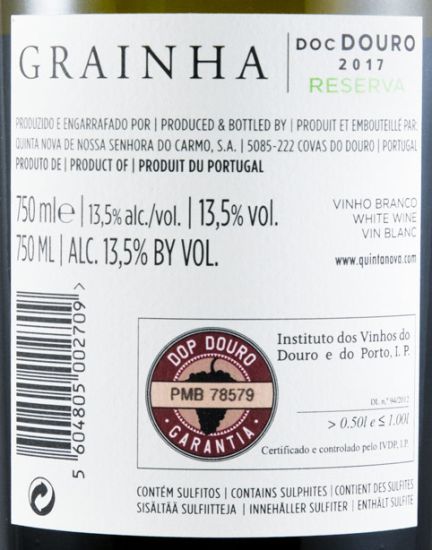 2017 Quinta Nova Grainha Reserva white