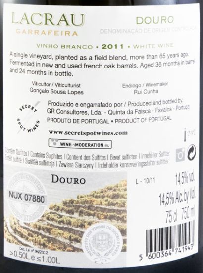 2011 Lacrau Garrafeira branco