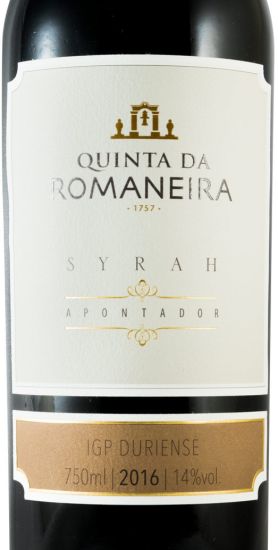 2016 Quinta da Romaneira Vinha Apontador Syrah red