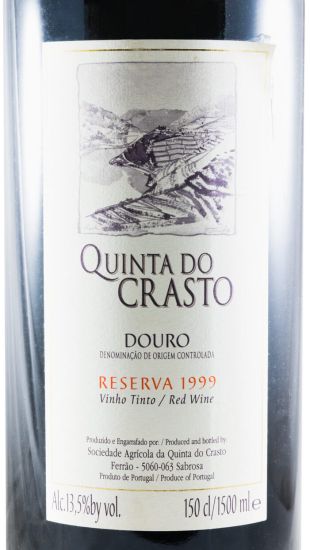 1999 Quinta do Crasto Vinhas Velhas Reserva tinto 1,5L