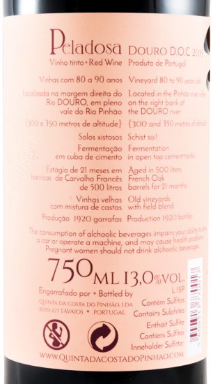 2015 Quinta Costa do Pinhão Peladosa red