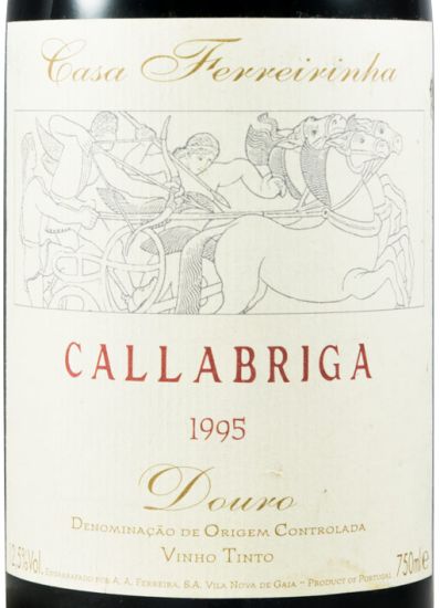 1995 Casa Ferreirinha Callabriga red